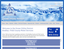 Tablet Screenshot of ocoeeutility.com